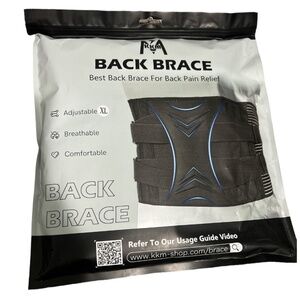 Back Brace for Lower Back Pain Relief with 7 Stays, Back Support Belt with Adjus